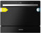 Cecotec Lavavajillas Compacto 6 Cubiertos Bolero Aguazero 2400 Black Glass. 1380W, Acabado Cristal Negro, 5 Programas, Control Panel Táctil, Programable hasta 24h, Child Lock y Cesta para Cubiertos
