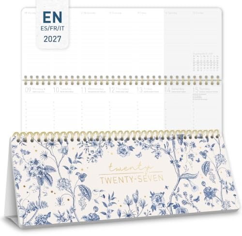 Häfft® International veckokalender 2027, liggande format, ”Black Edition”