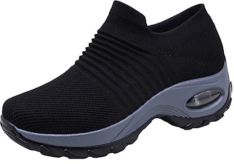 Zapatos de Trabajo Muy cómodos para Trabajos de hostelería y no resbalan-UniseZapatos Casuales Muy cómodos-Unisex-adultox-Adulto (Negro, Adulto, Mujer, 41, Números, Sistema tallas calzado EU, mediano)