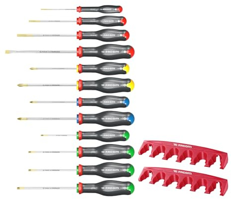 FACOM at.J12R2PB Screwdriver Set with 2 Holders