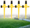 Garten-Rasensprenger, für 360 Grad drehbares Wasser Sprinklersystem, Sektorsprinkler-Rasensprinkler Einstellungen 90°-180°-für 360°, 265 x 105 x 25 mm, zum Bewässern von Pflanzen, Blumen und Gemüse