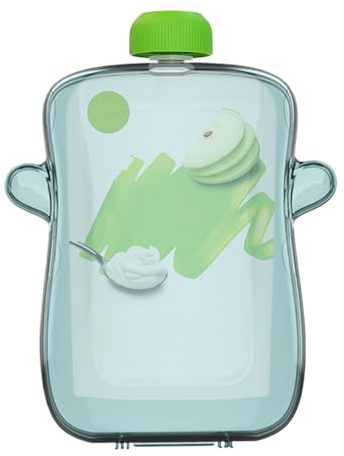 Support de pochette sans compression, support de pochette pour aliments pour bébé | Porte-boîtes à jus pour récipients alimentaires,Support de boîte à lait anti-déversement, biberon réutilisable pour