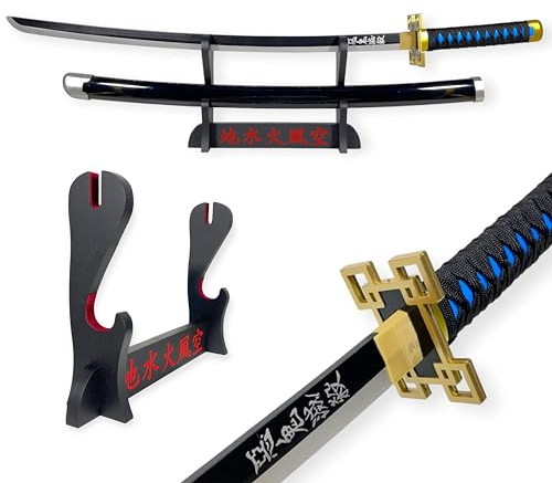 Katana Decorativo Japonés - Espada de Muichiro - Expositor Premium Incluido
