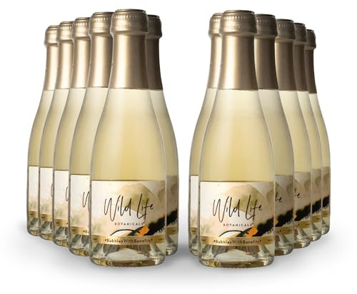 Wild Life Botanicals Nude non-alcoholic sparkling wine <0.5% ABV (20cl x 12) mini bottles