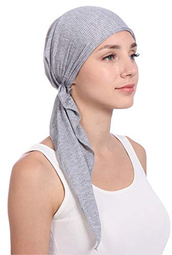 Ulalaza Chemo cáncer Cabeza Bufanda Sombrero Gorra pre-Atado Cubierta de Pelo Wrap Turban Headwear