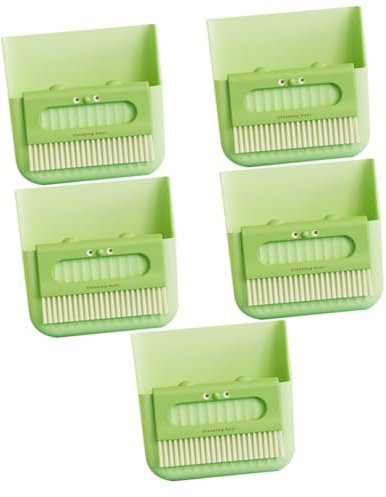 TOPBATHY 5 Set Scopa Set Paletta Spazzole per Pulizia per Uso Domestico Scope per Frusta Scopa per Portatile Mini Scopa per Pulizia Piccola Paletta Spazzola per Dettagli Detergente
