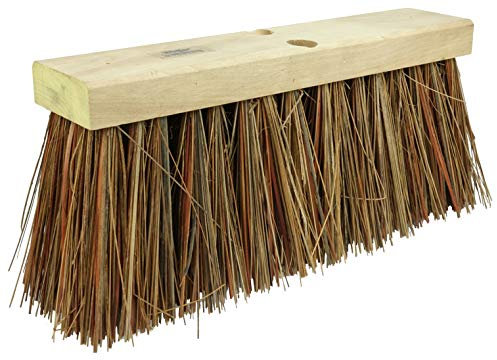 Weiler 42099 16 Street Broom, 7-1/4 Trim Length, Bass & Palmyra Blend Fill, Made in The USA (Pack of 6)
