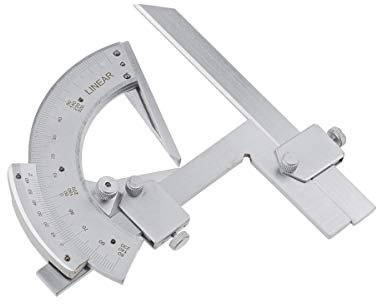 RS PRO Nonius Winkelmesser 180° 150 mm mit Schmiege, Metrisch, Edelstahl