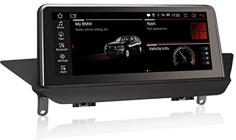 Erisin 10.25 Android 14 Radio de Coche Estéreo Navegación GPS de Automóvil para BMW X1 E84 (2009-2015) CIC Sistema Soporte IPS Pantalla CarPlay Android Auto WiFi Bluetooth Can-Bus 8-Núcleos 4GB+64GB