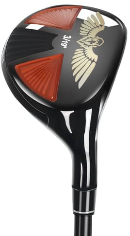 Bybomya G Series Hybrid Golfschläger für Herren, 3,4,5 PW Hybrid Utility Golfschläger mit Graphitschäften und Kopfbedeckung, rechte Hand, Herren Golf Hybrid, Regular Flex, Single