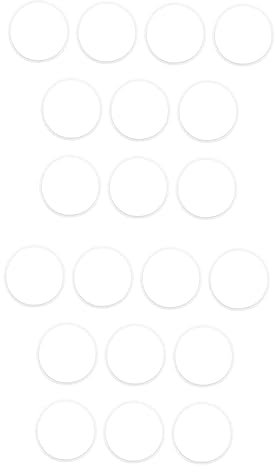 Mobestech 20pezzi Guarnizioni Silicone Per Depuratori Kit Assortito Guarnizioni Per Filtri Compatibile Filtri e Resistente Corrosione