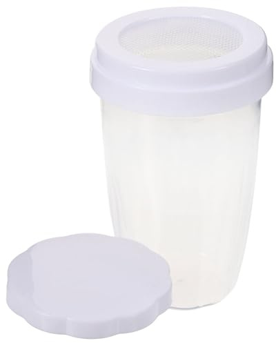 TOVINANNA Espolvoreador De Azúcar Malla Fina Espolvoreador con Tapa Compacto y Fácil De Limpiar