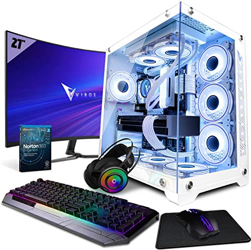 Vibox SG-VIII-210 Gaming PC Set Komplett • Monitor 23 Zoll • Intel Core i9 12900KF 5,2GHz • Nvidia RTX 4060 Ti OC 8GB • 16GB RAM • 1TB NVMe SSD • Windows 11 • WLAN