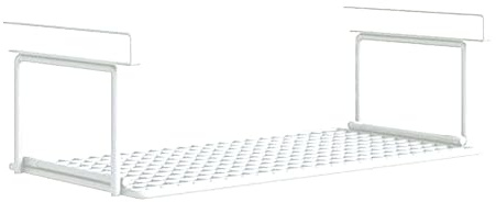 Ghjkldha Cesto portaoggetti retrattile, per realizzare cesti, cestino per carta igienica da appendere, regolabile, con ripiano inferiore 'armadio, 50 x 19 x 24 cm, per armadio, ingresso e angolo