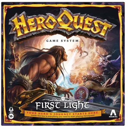 Avalon Hill HeroQuest First Light-spelsystem, brädspel - Engelsk version