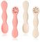 Favson 4er Set Lernlöffel für Baby, Baby Led Weaning, Babylöffel zum selber essen, Babybrei, Beikost, für Säugling Kind Kleinkind ab 4 Monaten, Silikon