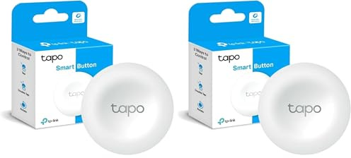Tapo S200B Pulsante Intelligente Smart Button, Azioni Intelligenti, Controlla i Dispositivi Intelligenti con Il Pulsante, Allarme con Un Clic, Lunga Durata della Batteria, Hub Obbligatorio