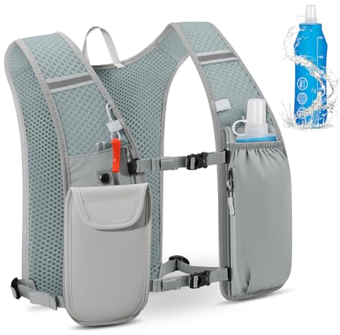 Chaleco Hidratacion Trail Running Soft Flask da 500ml Mochila de Correr para Hombre y Mujer Ligero Mochila Hidratacion para Ciclismo Running