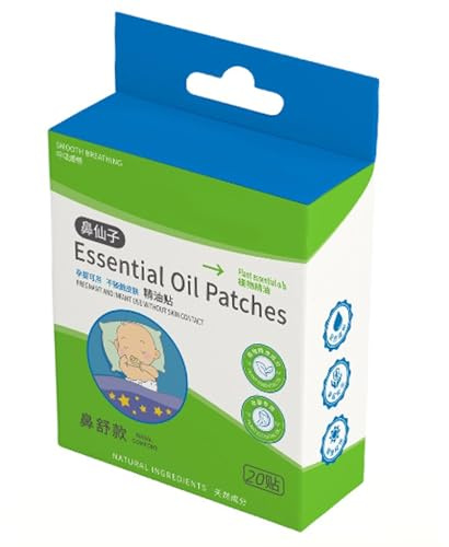 from Traffic Jams in Babies - Pack of 20 Natural Fabric Plasters - Sleep Plasters to Relieve Traffic Jams and Soothe Breathing Plasters for Children from 6 Months