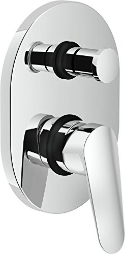 Nobili Rubinetterie BS101100CR Miscelatore per Vasca o Doccia da Incasso con Deviatore, Cromo