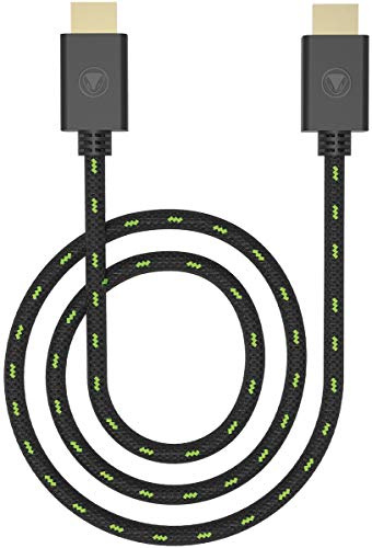 Snakebyte HDMI Cable SX 4K - Xbox Series X HDMI 2.0 Kabel, kompatibel mit 1080p, 3D, 4K@60Hz, UHD-Geräten, geeignet für Xbox, PS5, PS4, NWS, Blu-ray, Monitore, TV-Geräte, 3 m Mesh Kabel, Xbox-Design