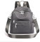 JIANLINST Rucksack Damen Klein Schultertaschen Schulrucksack 2 In 1 Kleinen Wasserdichte Casual Tagesrucksack Daypack Grau