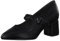 Jana Damen Pumps mit Riemen Lack Spitz Weite H Mehrweite, Schwarz (Black), 39 EU