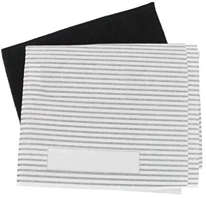 Zinc Products Universal Cooker Hood Grease & Odour Filter Kit for Kitchen Extractor Fan Vent (2 Grease + 1 Odour Filter)