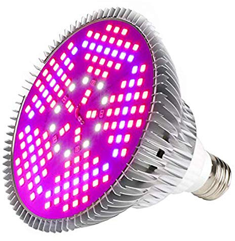 highydroLED 100W Led Grow Light Bulb Full Spectrum,Plant Light Bulb with 150 LEDs for Indoor Plants,E26/E27 Socket,Grow Lamp for Hydroponic Indoor Garden Greenhouse Succulent Veg Flower