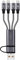 Callstel USB Adapter Kabel: 8in1-Lade- & Datenkabel USB-C/A zu USB-C/Micro-USB/Lightning, 30cm, 3A (Multi USB Kabel, AllInOne Ladekabel, Handy Ladestation)