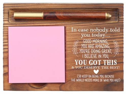 You Got This Sticky Note Holder, Inspirational Desk Organizer, Motivational Gift for Friends, Coworkers, Teachers, Self-Stick Note Pad Holders EDP126