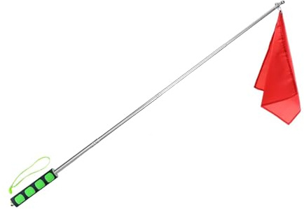 perfk Drapeau d'entraînement pour Chevaux, équipement d'entraînement pour Chevaux, rétractable, Facile à Transporter, Accessoire équestre, mât