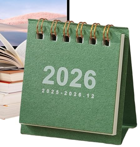Yulokdwi Calendario da Tavolo 2026 | Calendario 2026 Da Gennaio A Dicembre | Agenda Giornaliera E Planner Annuale Per Organizzazione Estetica Ufficio Casa Scuola Famiglia