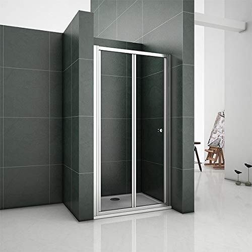 Xinyang 860mm Bifold Door Shower Enclosure Clear Glass Folding Door Cubicle