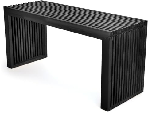 APRTAT Banc de Salle à Manger en Bambou, 88,9 cm, Décoration de Ferme, Table de Cuisine, Chaussures, Extérieur, Bambou Massif pour Salon, Couloir, Chambre à Coucher, Salle