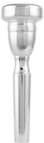 Champion Music Replacement Medium Cup Silver Plated Brass Trumpet Mouthpiece - 5C