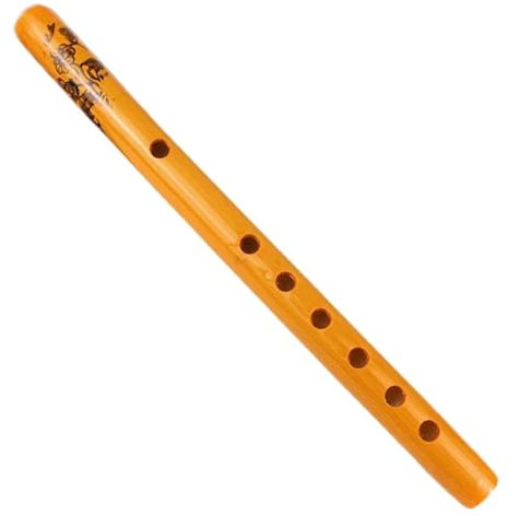 Chinesische Flöte, traditionelle 6 -Loch -Bambusflöte Klarinette Schüler Musikinstrument Holzfarbe, Bambusflöte
