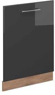 ViccoDiskmaskinens frontpanelFame-Line,Antracit högblank,60 cm utan bänkskiva