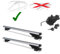 Susy Shop BARRE PORTAPACCHI PORTATUTTO UNIVERSALI AUTO CON 4 SERRATURA ANTIFURTO 135CM O 120CM LS (Modello 120CM)