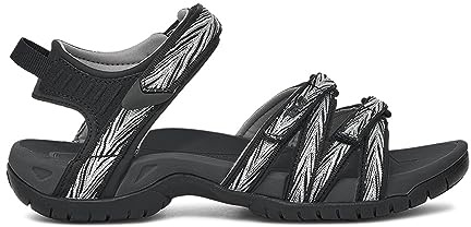 Teva Women's W Tirra, Palms Black/White, UK 7
