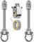 Benelabel 2piezas Pernos Soporte Anclaje de Techo 22.5cm, Suministros para Colgar, Soporte Saco Boxeo, Soporte saco Boxeo pared Juegos para Interior Exterior Silla Cuerda Yoga, Saco Arena, 1500 Libras