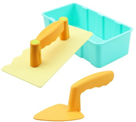 Fenteer Snow Brick Maker Sandcastle Building Kit Funny Winter Snow Toys Beach Sand Toys Sand Brick Mould Castle Mold Kit Fort Building Kits for Kids Boys Girls Outdoor Beach Toys(Random Color)