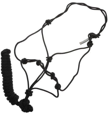ibasenice Wear-resistant Braided Polyester Horse Halter Comfortable Fit for Horse's Head Portable Training Halter Suitable for Equestrian Sports and Horse Supply