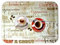 Lashuma Gastrotablett Rechteckig, Druck: Espresso, Großes Kunststoff Tablett 50x37 cm, Italienisches Kaffeetablett