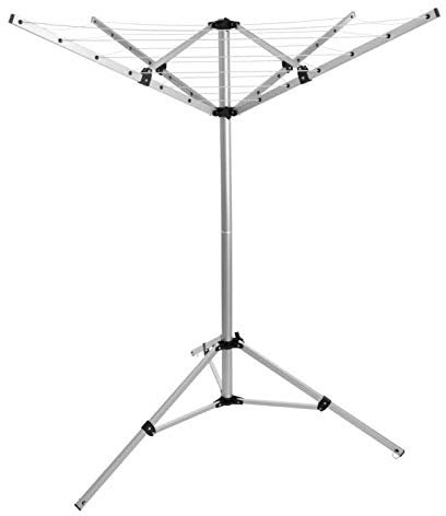 Frankana Freiko Aluminium Wäschespinne mit Stativ und Tasche