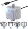 Diealles Shine Katzenbrunnen Pumpe mit LED, Leise Ersatzpumpe Katzenbrunnen USB, Katzen Trinkbrunnen Pumpe für 2.5L Katzenbrunnen Edelstahl