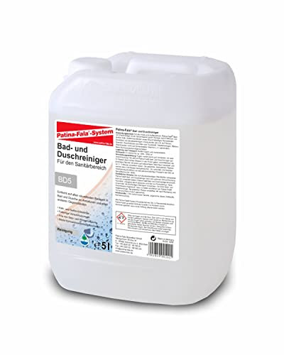 Patina-Fala BD5 Bad- und Duschreiniger 5 L - geeignet für den Sanitärbereich und Amaturen