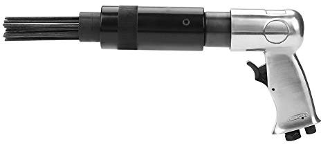 Druckluft Nadelentroster Entroster, Rostentferner Nadelpistole, Schwarz 19 Nadeln mit Pistolengriff, Rost, Farbe, Schlacke, Korrosion, Entgratungswerkzeug-Kit für Werkstatt-Heimwerker-Werkzeuge