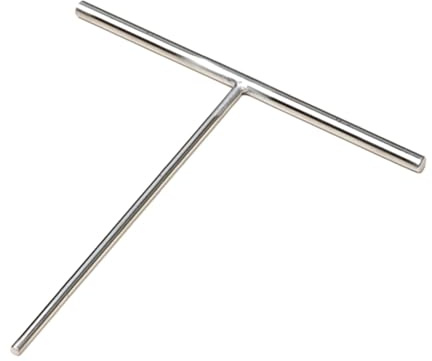 Sharplace Crepe Spreader T Shaped Crepe Tool Cooking Utensils Tools Pancake Batter Spreader Stainless Steel for Stall Dining Room Home, Large