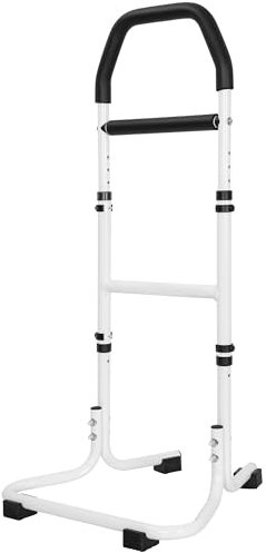 Ältere Sitzhilfe Stand Bett, Aufstehhilfe für Senioren vom Sofa, Aufstehhilfe vom Sofa, Bett, Toilette, Gehen 5-Stufig Höhenverstellbarer H-förmigen ergonomischen Design entworfen Anti-Rutsch-Füßen